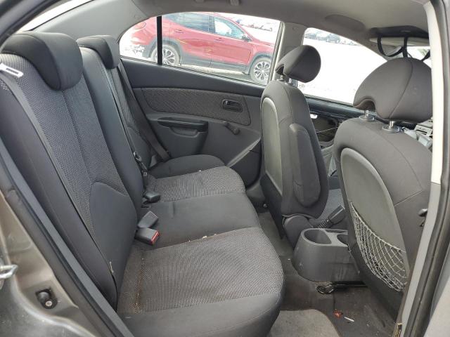 KNADH4A31B6951945 - 2011 KIA RIO BASE GRAY photo 10