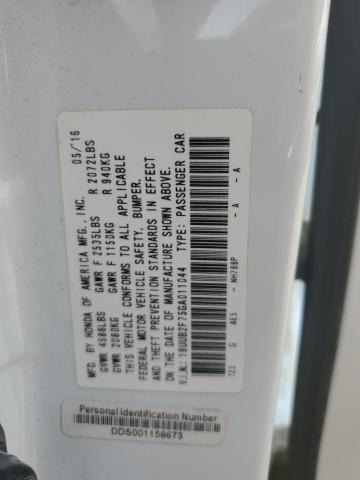 19UUB2F75GA011044 - 2016 ACURA TLX ADVANCE WHITE photo 12