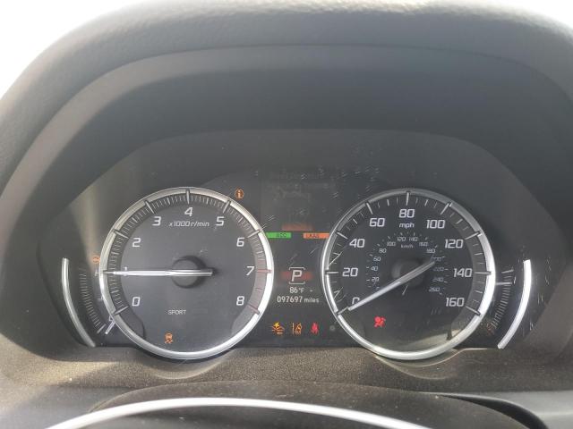 19UUB2F75GA011044 - 2016 ACURA TLX ADVANCE WHITE photo 9