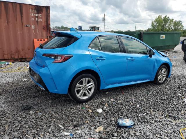 JTND4RBE8L3088863 - 2020 TOYOTA COROLLA SE BLUE photo 3