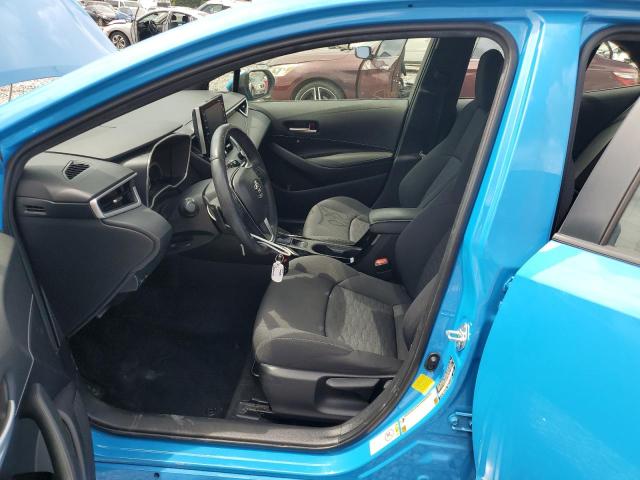 JTND4RBE8L3088863 - 2020 TOYOTA COROLLA SE BLUE photo 7