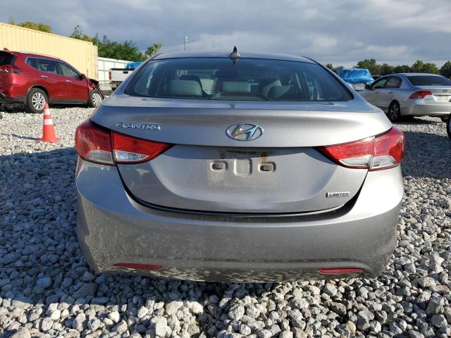 KMHDH4AE2CU463858 - 2012 HYUNDAI ELANTRA GLS SILVER photo 6