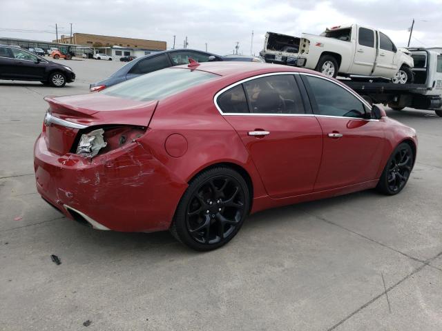 2G4GV5GV6D9172975 - 2013 BUICK REGAL GS RED photo 3