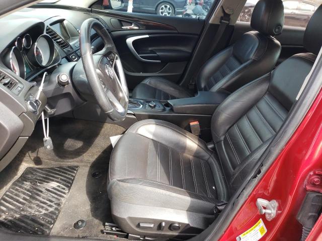 2G4GV5GV6D9172975 - 2013 BUICK REGAL GS RED photo 7