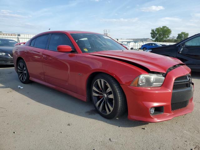 2C3CDXEJ6CH290163 - 2012 DODGE CHARGER SRT-8 RED photo 4