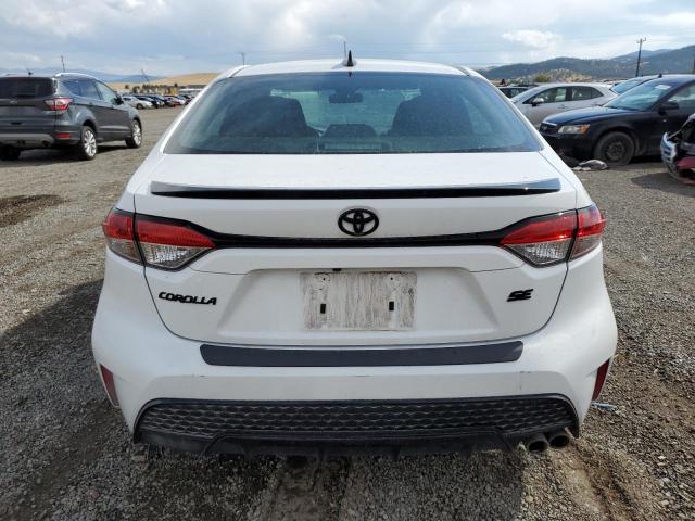 5YFS4MCE6MP097471 - 2021 TOYOTA COROLLA SE WHITE photo 6