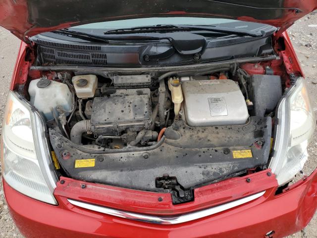 JTDKB20UX77548767 - 2007 TOYOTA PRIUS RED photo 11