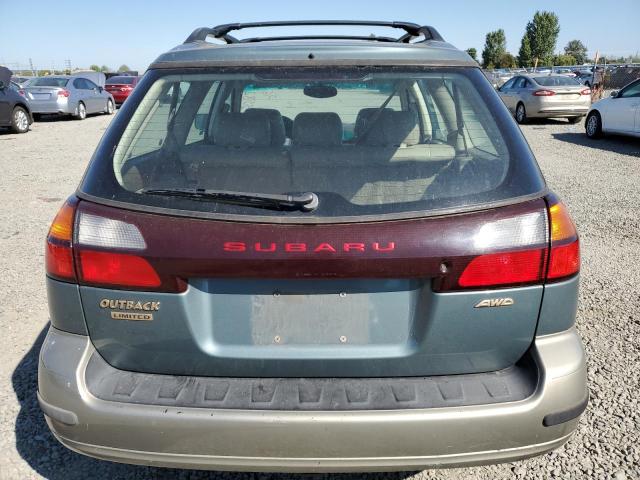 4S3BH686517649752 - 2001 SUBARU LEGACY OUTBACK LIMITED GREEN photo 6
