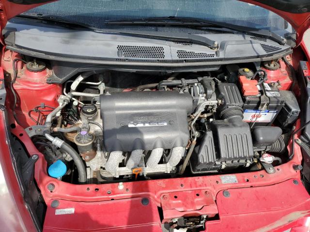 JHMGD386X7S062970 - 2007 HONDA FIT S RED photo 12