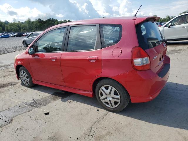 JHMGD386X7S062970 - 2007 HONDA FIT S RED photo 2