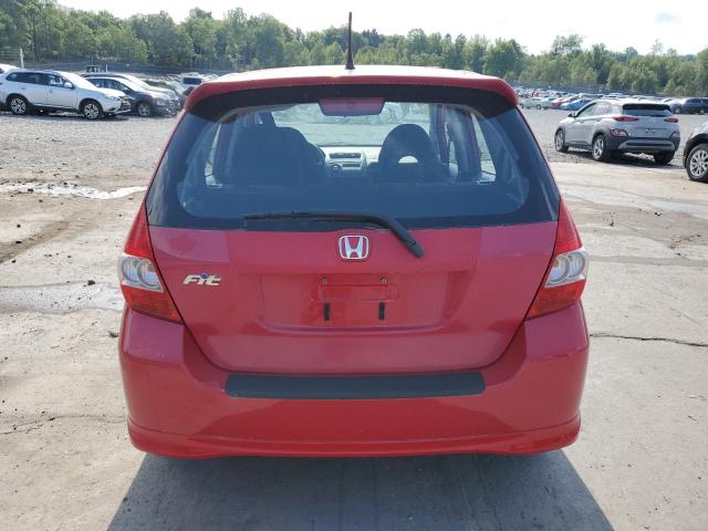 JHMGD386X7S062970 - 2007 HONDA FIT S RED photo 6