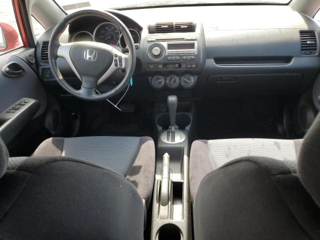 JHMGD386X7S062970 - 2007 HONDA FIT S RED photo 8
