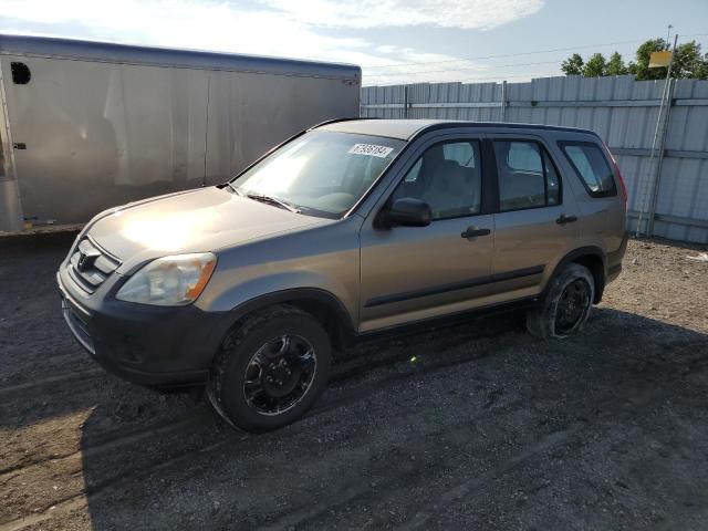 JHLRD78565C052889 - 2005 HONDA CR-V LX GOLD photo 1