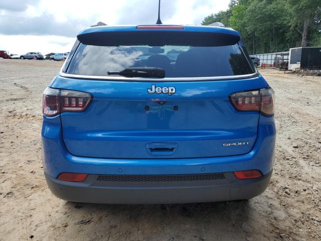 3C4NJCAB0LT230276 - 2020 JEEP COMPASS SPORT 蓝色 照片 6