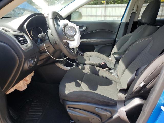 3C4NJCAB0LT230276 - 2020 JEEP COMPASS SPORT 蓝色 照片 7