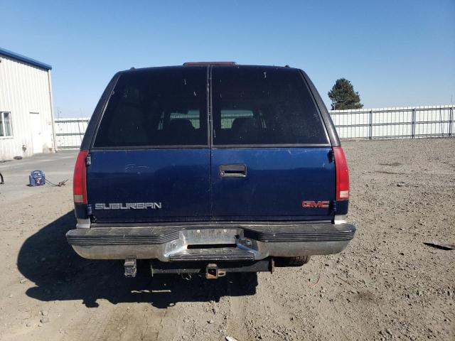 1GKFK16R2XJ790278 - 1999 GMC SUBURBAN K1500 BLUE photo 6