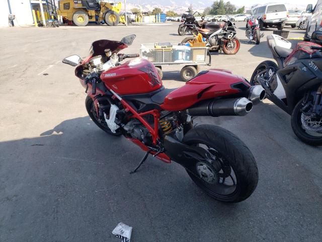 ZDM1XBGV79B009703 - 2009 DUCATI 848 RED photo 3