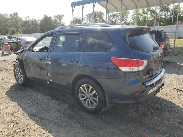 5N1AR2MN7FC670417 - 2015 NISSAN PATHFINDER S BLUE photo 2