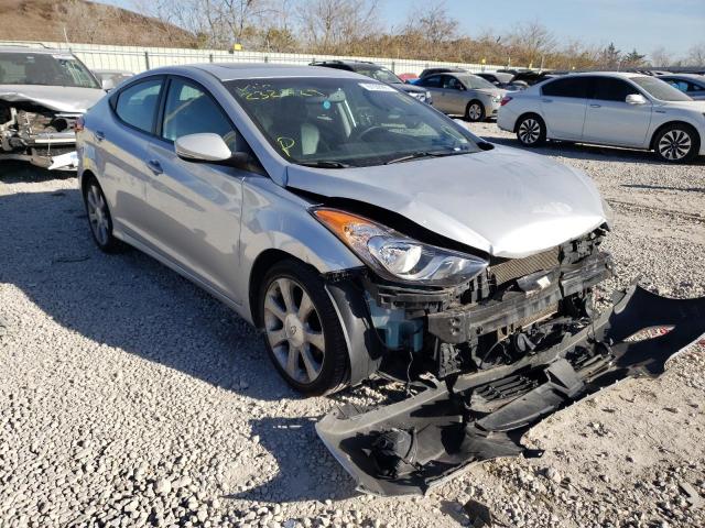 KMHDH4AE9CU232729 - 2012 HYUNDAI ELANTRA GLS SILVER photo 1