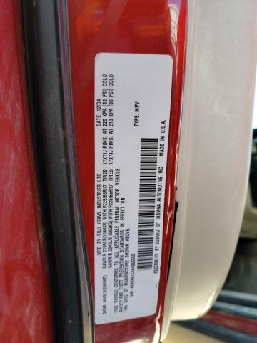 4S4BP67C154356556 - 2005 SUBARU LEGACY OUTBACK 2.5 XT LIMITED RED photo 12