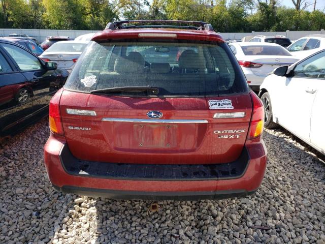 4S4BP67C154356556 - 2005 SUBARU LEGACY OUTBACK 2.5 XT LIMITED RED photo 6