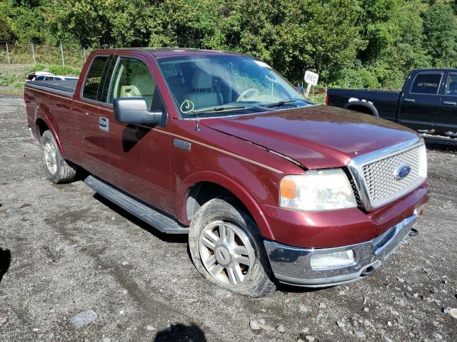 1FTPX14534NA55959 - 2004 FORD F150 MAROON photo 4