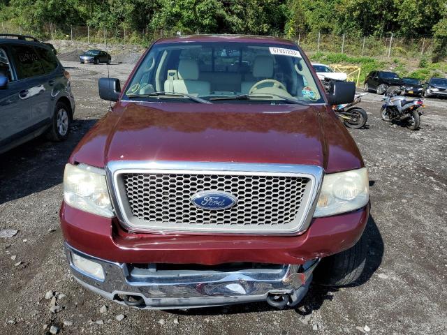 1FTPX14534NA55959 - 2004 FORD F150 MAROON photo 5