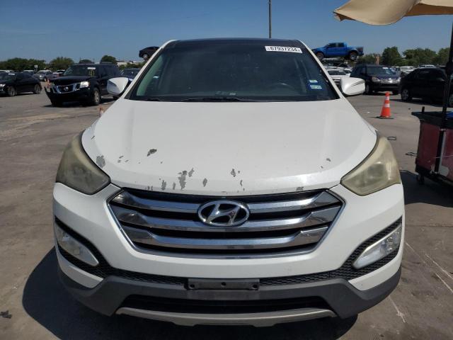 5XYZW3LA3DG018553 - 2013 HYUNDAI SANTA FE S WHITE photo 5