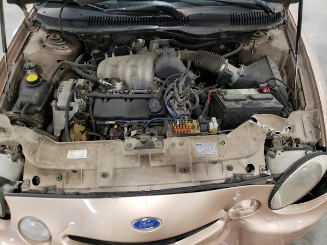 1FALP57U1VG114799 - 1997 FORD TAURUS GL GOLD photo 11