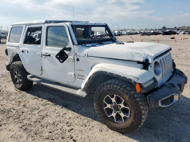 1C4HJXEN3JW226092 - 2018 JEEP WRANGLER U SAHARA Biały zdjęcie 4