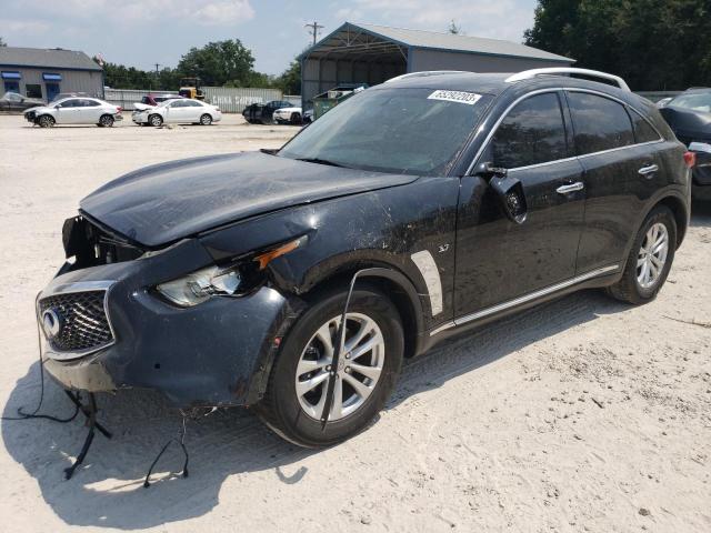 JN8CS1MU0HM140245 - 2017 INFINITI QX70 BLACK photo 1