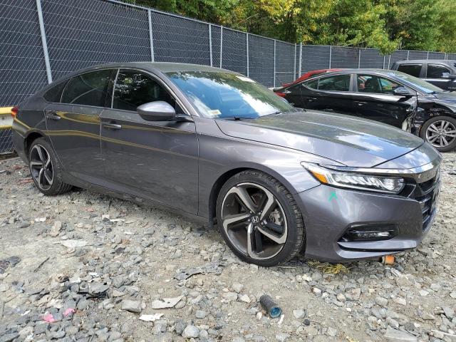 1HGCV1F33JA051690 - 2018 HONDA ACCORD SPORT GRAY photo 4