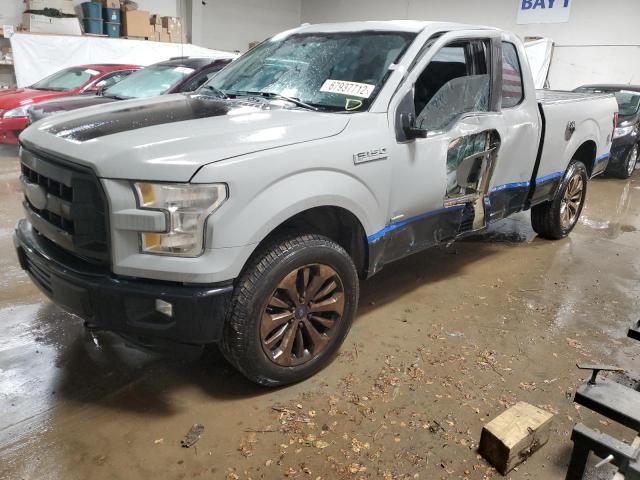 1FTEX1EP1GFD14616 - 2016 FORD F150 SUPER CAB TWO TONE photo 1