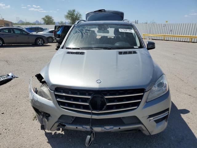 4JGDA5JB0FA452461 - 2015 MERCEDES-BENZ ML 350 SILVER photo 5
