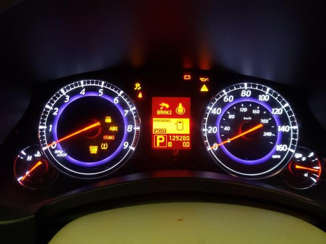 JNKAJ09E28M304577 - 2008 INFINITI EX35 BASE WHITE photo 9