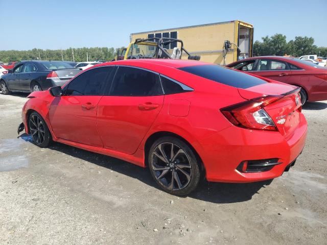 2HGFC2F87LH557726 - 2020 HONDA CIVIC SPORT 红色 照片 2