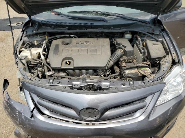 JTDBU4EE5B9146417 - 2011 TOYOTA COROLLA BASE ნაცრისფერი ფოტო 11