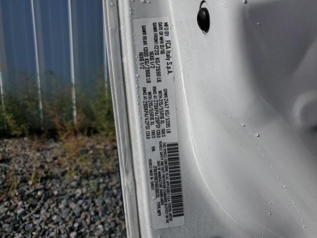 ZFBERFBB2H6E06535 - 2017 RAM PROMASTER SLT WHITE photo 12