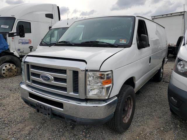 1FTSS3EL3DDA38151 - 2013 FORD ECONOLINE E350 SUPER DUTY VAN WHITE photo 1