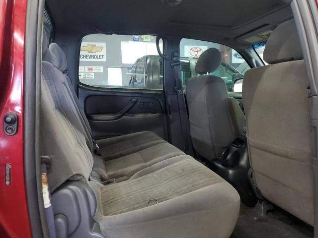 5TBDT44186S521324 - 2006 TOYOTA TUNDRA DOUBLE CAB SR5 RED photo 10