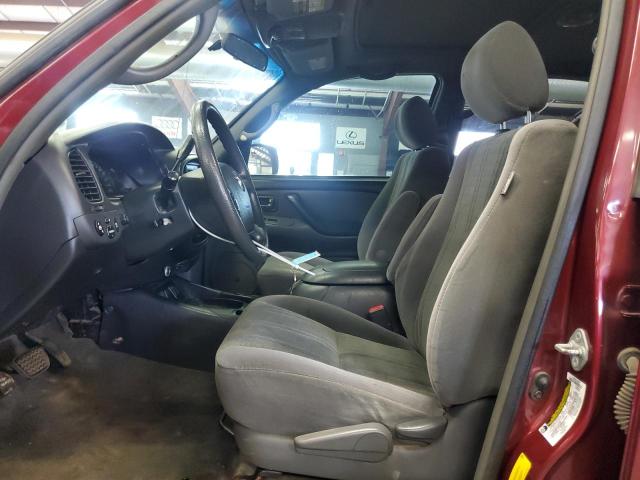 5TBDT44186S521324 - 2006 TOYOTA TUNDRA DOUBLE CAB SR5 RED photo 7