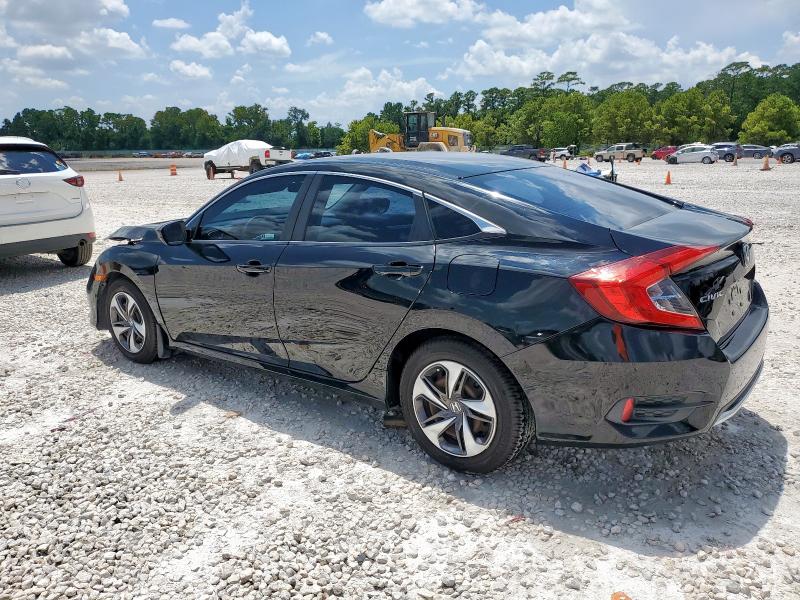 19XFC2F60KE042879 - 2019 HONDA CIVIC LX შავი ფოტო 2