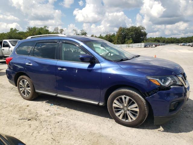 5N1DR2MM8JC635625 - 2018 NISSAN PATHFINDER S BLUE photo 4