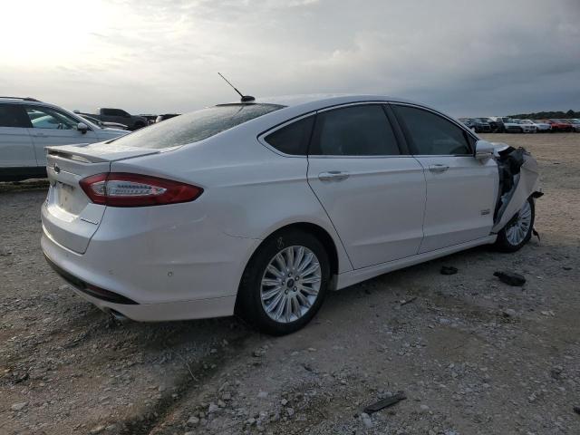 3FA6P0SUXDR246667 - 2013 FORD FUSION TITANIUM PHEV WHITE photo 3