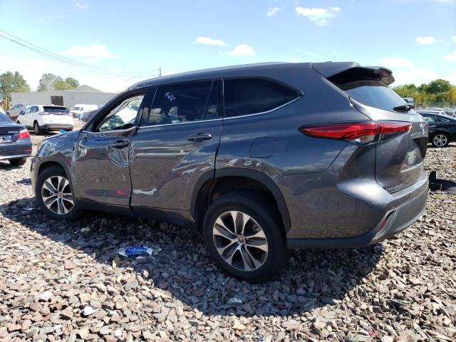 5TDGZRAH4NS539819 - 2022 TOYOTA HIGHLANDER XLE Մոխրագույն լուսանկար 2