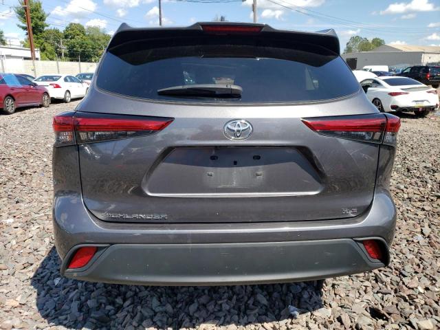 5TDGZRAH4NS539819 - 2022 TOYOTA HIGHLANDER XLE Մոխրագույն լուսանկար 6