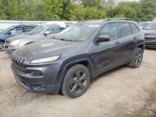 1C4PJMCS5GW314038 - 2016 JEEP CHEROKEE LATITUDE GRAY photo 1