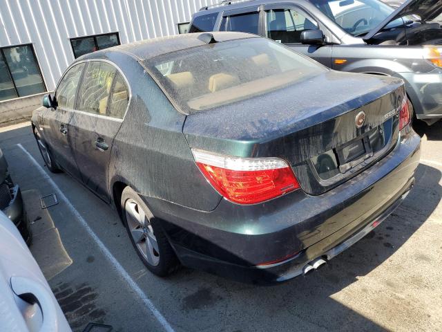 WBANV13598CZ53267 - 2008 BMW 5 SERIES XI GREEN photo 2