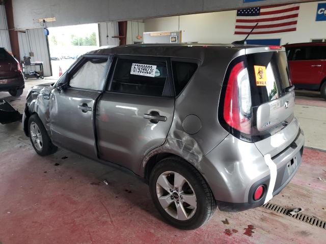 KNDJN2A2XK7654516 - 2019 KIA SOUL GRAY photo 2