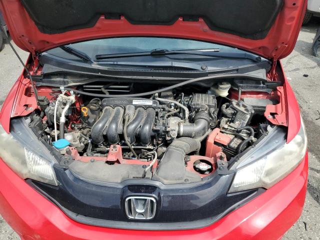 JHMGK5H55HS022533 - 2017 HONDA FIT LX RED photo 11